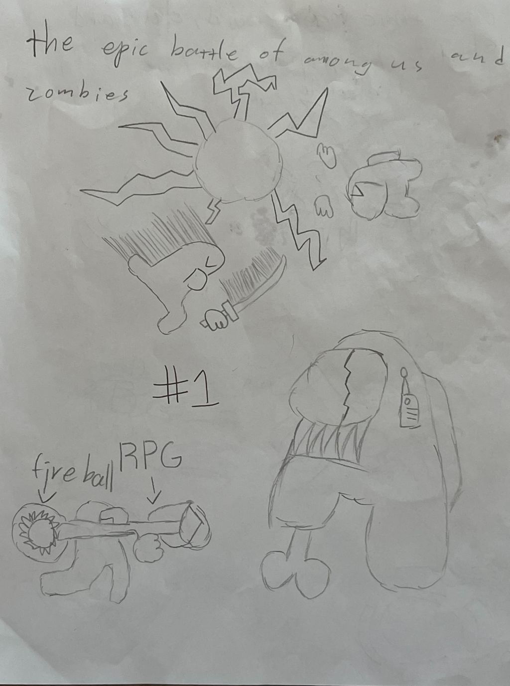 The Epic Battle of AmongUs and Zombies&nbsp;#1